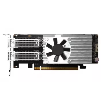 QNAP QXG-100G2SF-E810 tīkla karte iekšējā Šķiedra 100000 Mbit/s