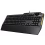 ASUS TUF Gaming K1 tastatūra USB Melna Full-size RGB LED