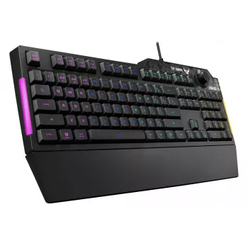 ASUS TUF Gaming K1 tastatūra USB Melna Full-size RGB LED