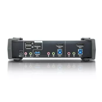 ATEN CS1922 2-Portu USB 3.1 Gen 1 4K DisplayPort 1.2 KVMP™ Slēdzis ar Audio (KVM kabeļi iekļauti)