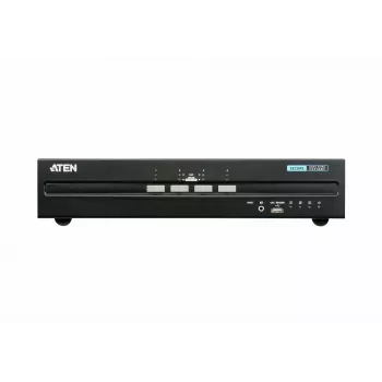 ATEN 4-Portu USB DVI Divu Displeju Drošs KVM Slēdzis