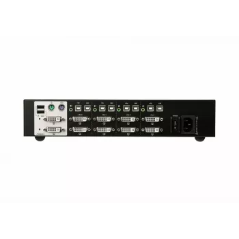 ATEN 4-Portu USB DVI Divu Displeju Drošs KVM Slēdzis