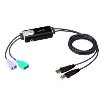 KM slēdzis ATEN 2-Port USB Boundless Cable CS62KM
