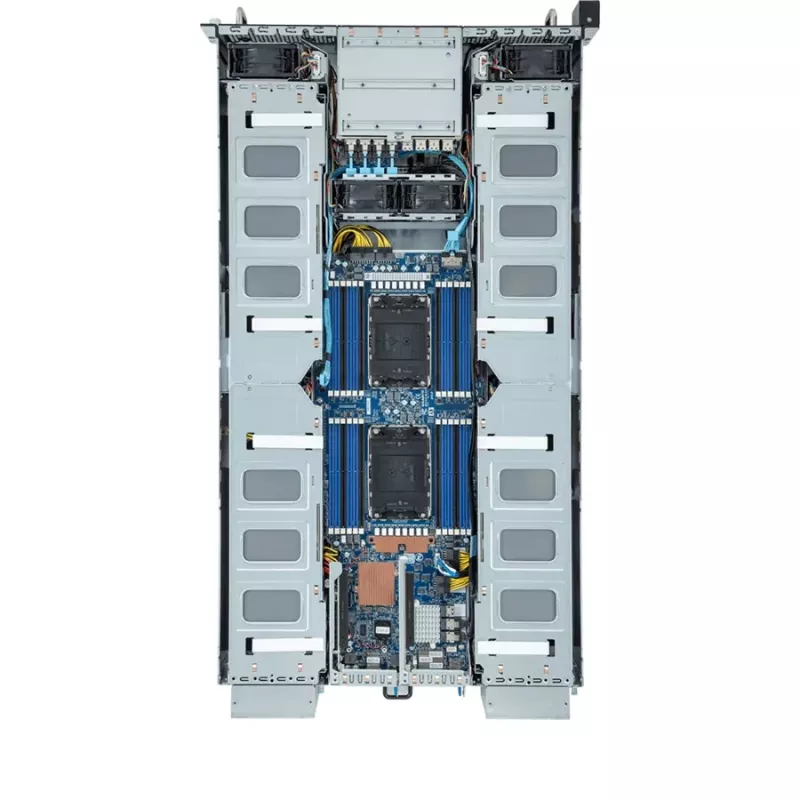 Servera korpuss Gigabyte G293-Z20 2U Rack Melns