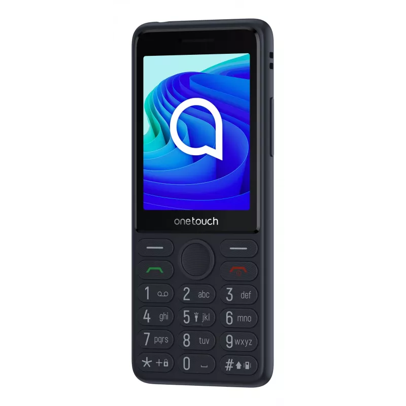 TCL OneTouch 4042S Dual SIM mobilais tālrunis ar uzlādes paliktnis, pelēks