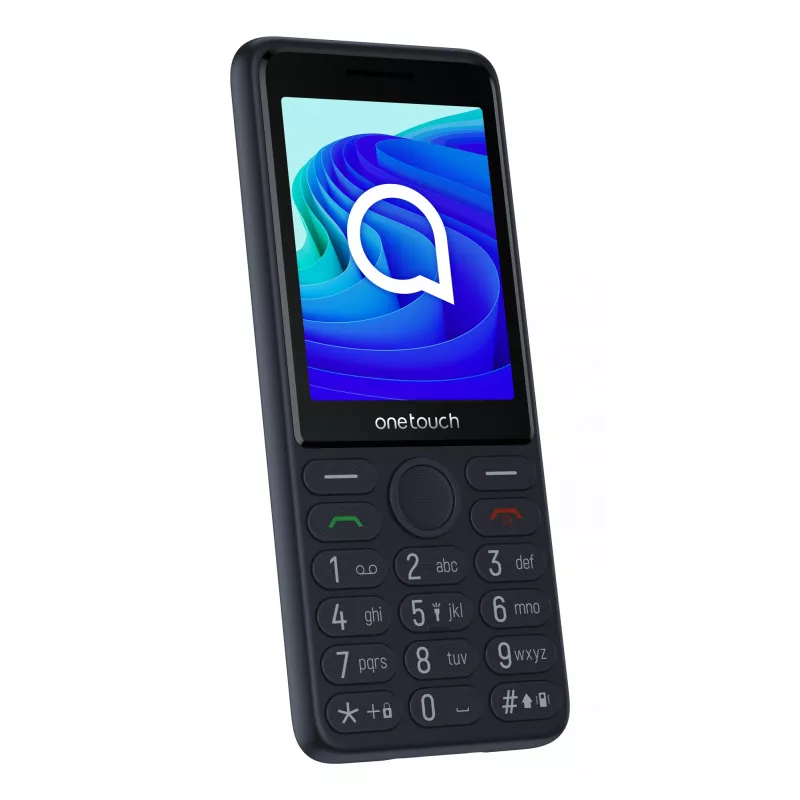 TCL OneTouch 4042S Dual SIM mobilais tālrunis ar uzlādes paliktnis, pelēks