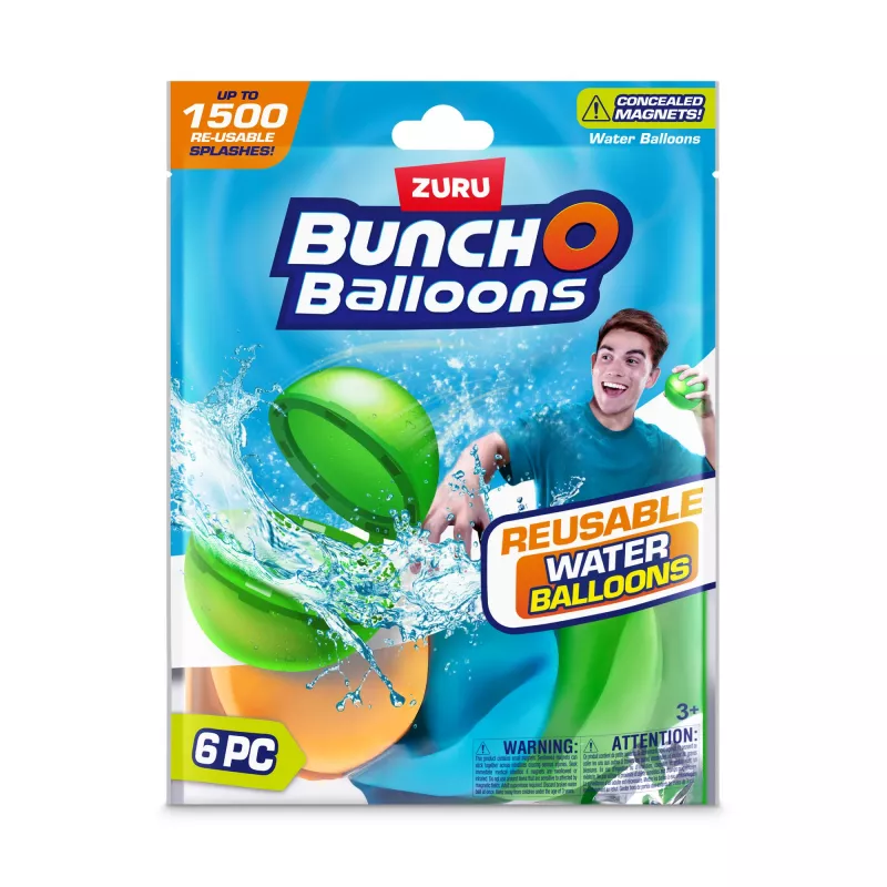 Bunch O Balloons atkārtoti lietojamie ūdens baloni 6 gab. ZURU