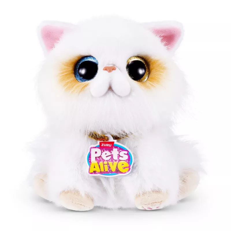Rotaļlietu kaķis Zuru Pets Alive Smitten Kittens Series 2 — interaktīvs skaņu kaķēns, 3+ gadi, AAA baterijas