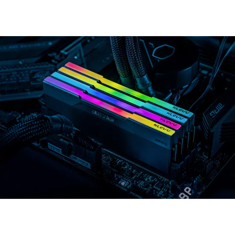 Klevv 64GB (2 x 32GB) 6000MHz CL30 DDR5 RAM modulis CRAS V RGB 30-36-36-76