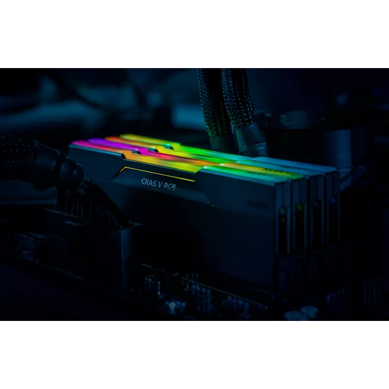Klevv 64GB (2 x 32GB) 6000MHz CL30 DDR5 RAM modulis CRAS V RGB 30-36-36-76