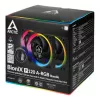 ARCTIC BioniX P120 A-RGB 120 mm korpusa ventilators, 3 gab., melns