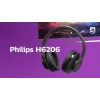 Philips 6000 sērijas TAH6206BK/00 bezvadu austiņas ar Bluetooth, melnas