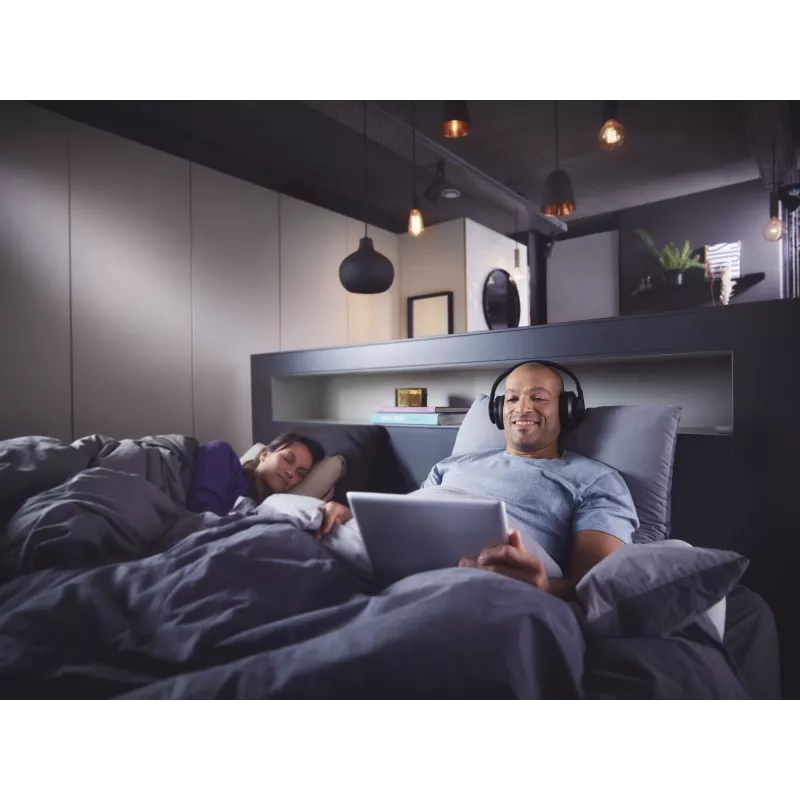 Philips 6000 sērijas TAH6206BK/00 bezvadu austiņas ar Bluetooth, melnas