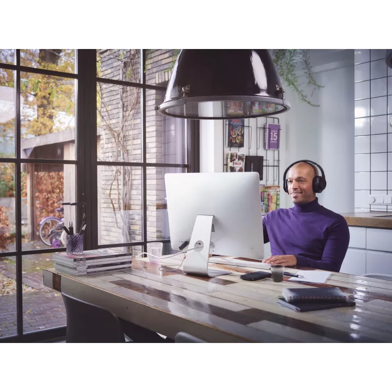 Philips 6000 sērijas TAH6206BK/00 bezvadu austiņas ar Bluetooth, melnas