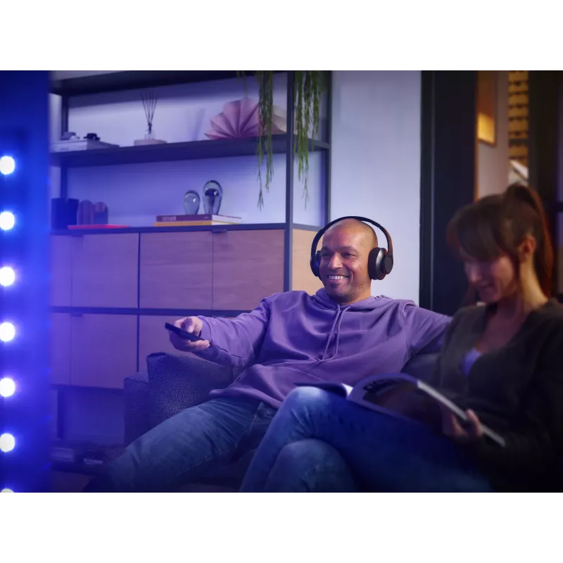 Philips 6000 sērijas TAH6206BK/00 bezvadu austiņas ar Bluetooth, melnas