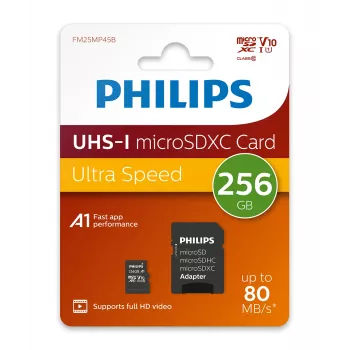 Philips FM25MP45B/00 atmiņas karte 256 GB MicroSDHC UHS-I Class 10