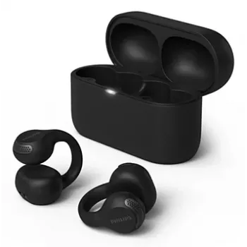 Philips 2000 sērija TAQ2000BK Bezvadu austiņas True Wireless Stereo (TWS) Ausu sprādzes, Atvērta tipa, Zvanu/Mūzikas Bluetooth Melnas
