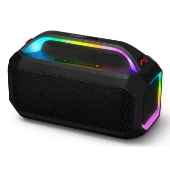 Portatīvā 2.1 skaļruņu sistēma Philips TAS7000EB Melna, 50 W RMS, Bluetooth, USB-C