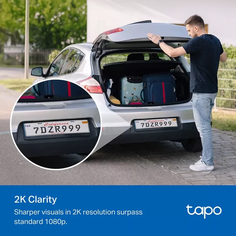 TP-Link Tapo C410 4 komplekts – bezvadu IP drošības kamera, āra, 2304 x 1296 pikseļi, griestu/sienas montāža