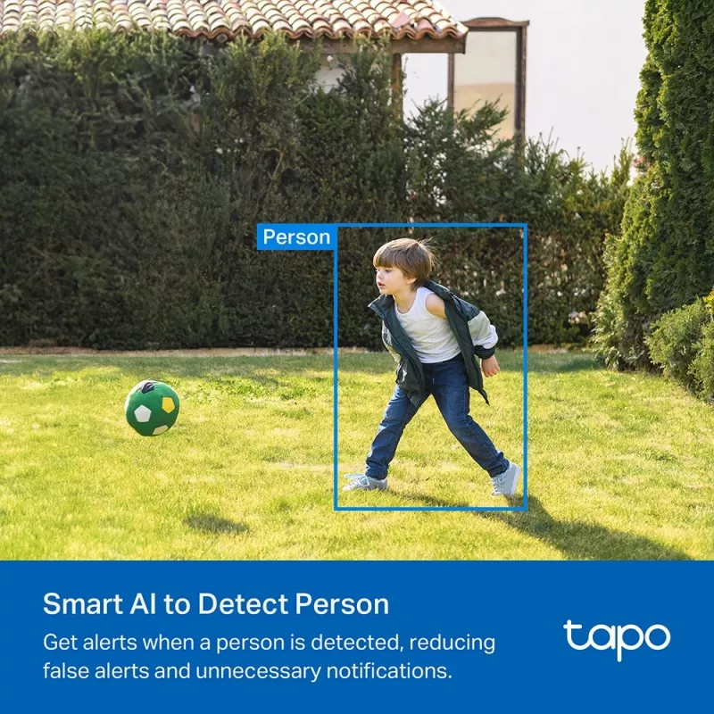TP-Link Tapo C410 4 komplekts – bezvadu IP drošības kamera, āra, 2304 x 1296 pikseļi, griestu/sienas montāža