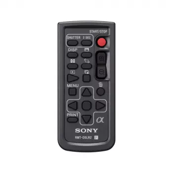 Sony RMT-DSLR2 tālvadības pults, digitālajai kamerai, uzlādējama, melna