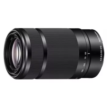 Sony SEL55210 tālummaiņas telefoto objektīvs Melns