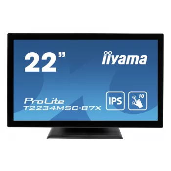 iiyama ProLite T2234MSC-B7X monitors 54.6 cm (21.5 colli) 1920 x 1080 pikseļi Full HD skārienekrāns Melns