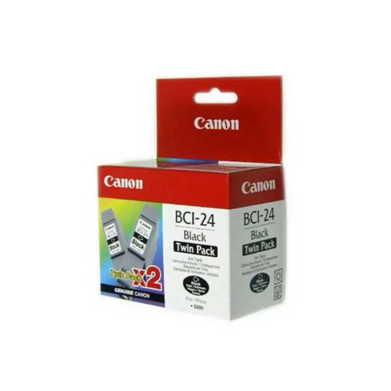 Canon BCI-24 oriģinālā melnā tintes kasetne 2 gab.
