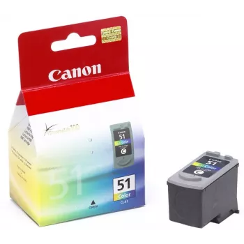 Canon CL-51 oriģināla augstas ietilpības (XL) krāsu kasetne (ciāna, magenta, dzeltena), 1 gab.