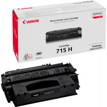 Toner kasetne Canon 715H Original Melna — 7000 lapas, lāzerdrukāšanai