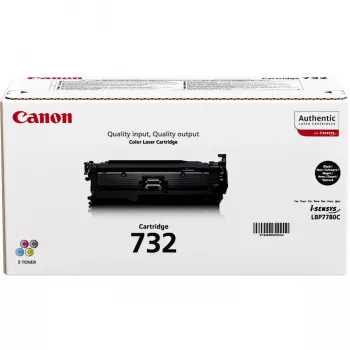Toneru kasetne Canon 732K — Originala melna, laser, iznākums 6100 lpp, 1 gab