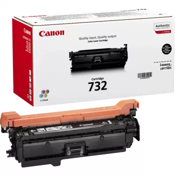 Toneru kasetne Canon 732K — Originala melna, laser, iznākums 6100 lpp, 1 gab