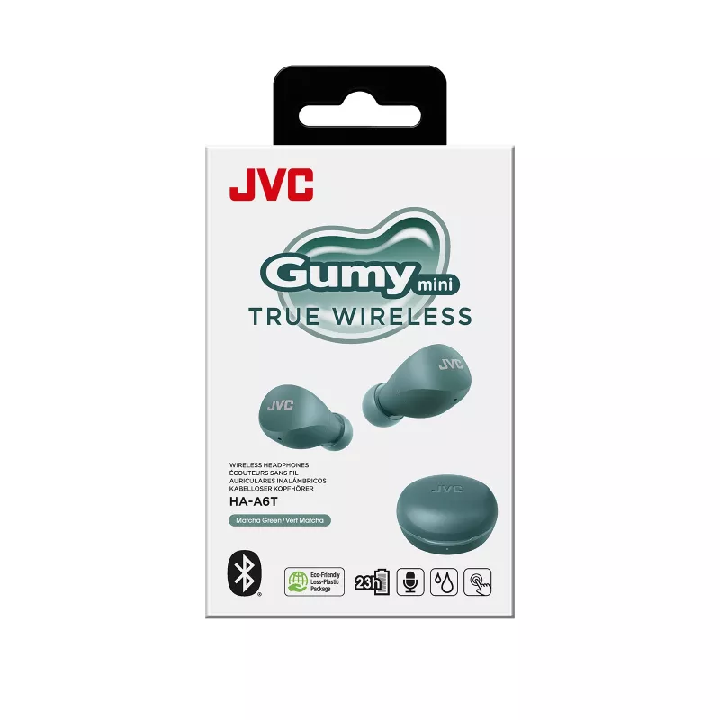 Austiņas JVC Gumy Mini TWS Zaļa