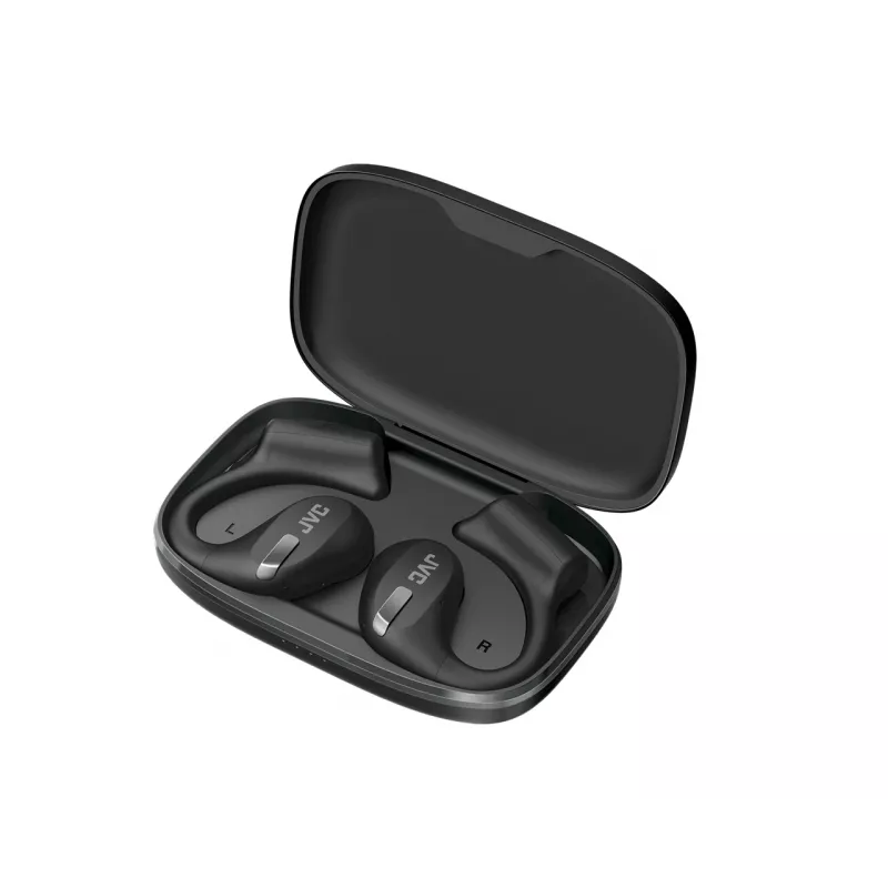 JVC HA-NP50T-B-U Nearphone TWS Melns, atvērtas bezvadu austiņas