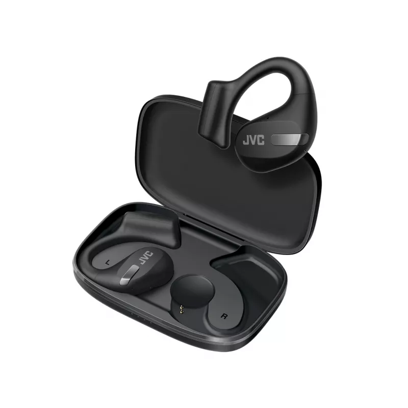 JVC HA-NP50T-B-U Nearphone TWS Melns, atvērtas bezvadu austiņas