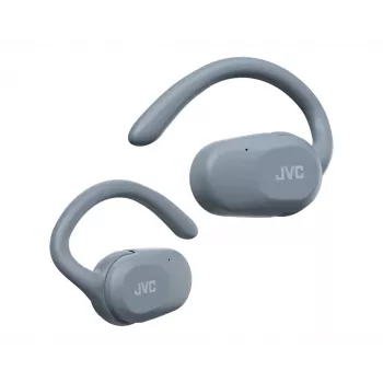 Austiņas JVC HA-NP40T True Wireless Stereo (TWS) iekšauss ar auss āķi Bluetooth, 20–20000 Hz, 10 m, pelēka