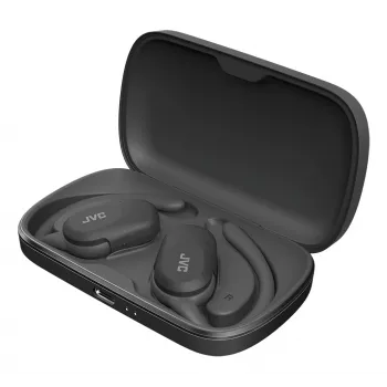 Austiņas JVC HA-NP40T True Wireless Stereo TWS Āķveida Bluetooth Melnas, 20–20000 Hz, 10 m