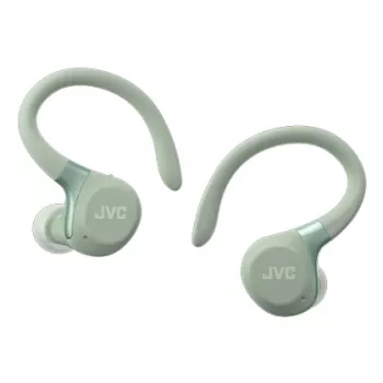 JVC HA-EC75T-G-U Bezvadu sporta austiņas ar āķiem, zaļas