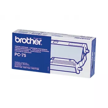 Brother PC-75 faksa kasetne + lente 144 lpp Melna 1 gab.