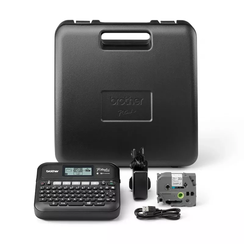Brother PT-D460BTVP etiķešu printeris, termopārnese, 180 x 180 DPI, 30 mm/s, vadu un bezvadu, TZe Bluetooth, QWERTY