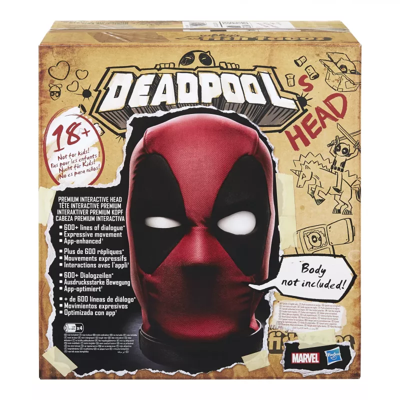 Marvel Deadpool Galva, Zēns/Meitene, 18 gadi, Skaņas