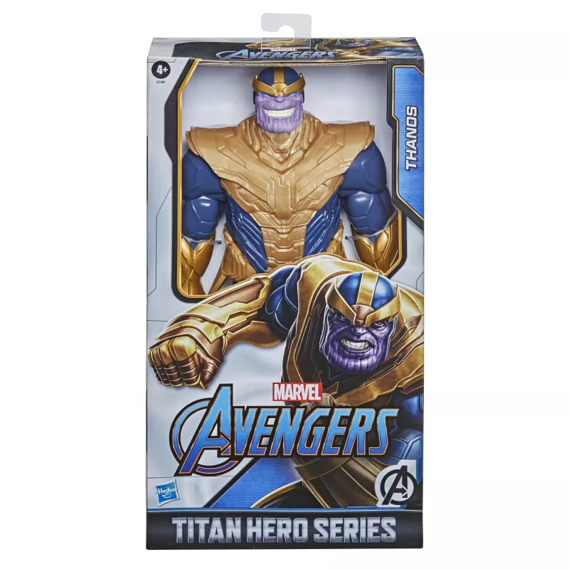 Marvel Avengers Blast Gear Deluxe Thanos darbības figūra, 4 gadi, zila, dzeltena