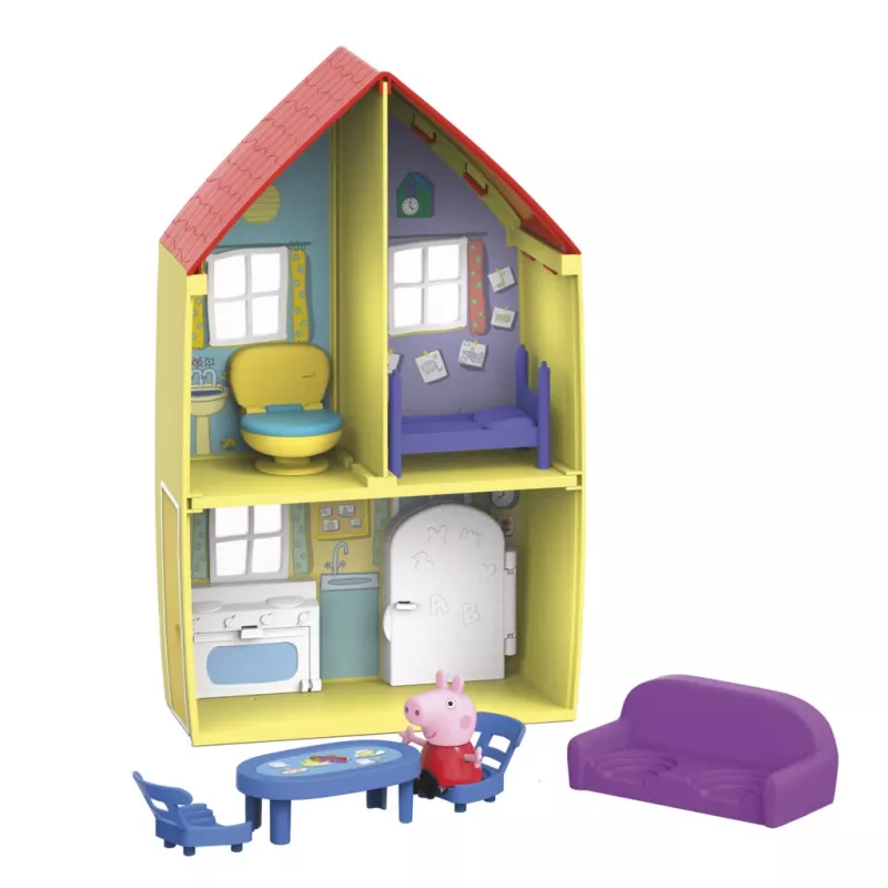 Peppa Pig Peppa’s Adventures Peppas Ģimenes Māja, Darbība/Piedzīvojumi, 3 gadi, Daudzkrāsains, Plastmasa