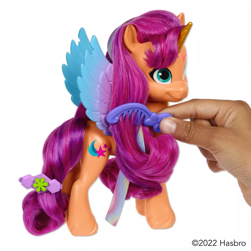 My Little Pony Ribbon Hairstyles Sunny Starscout, 5 gadi, Daudzkrāsains