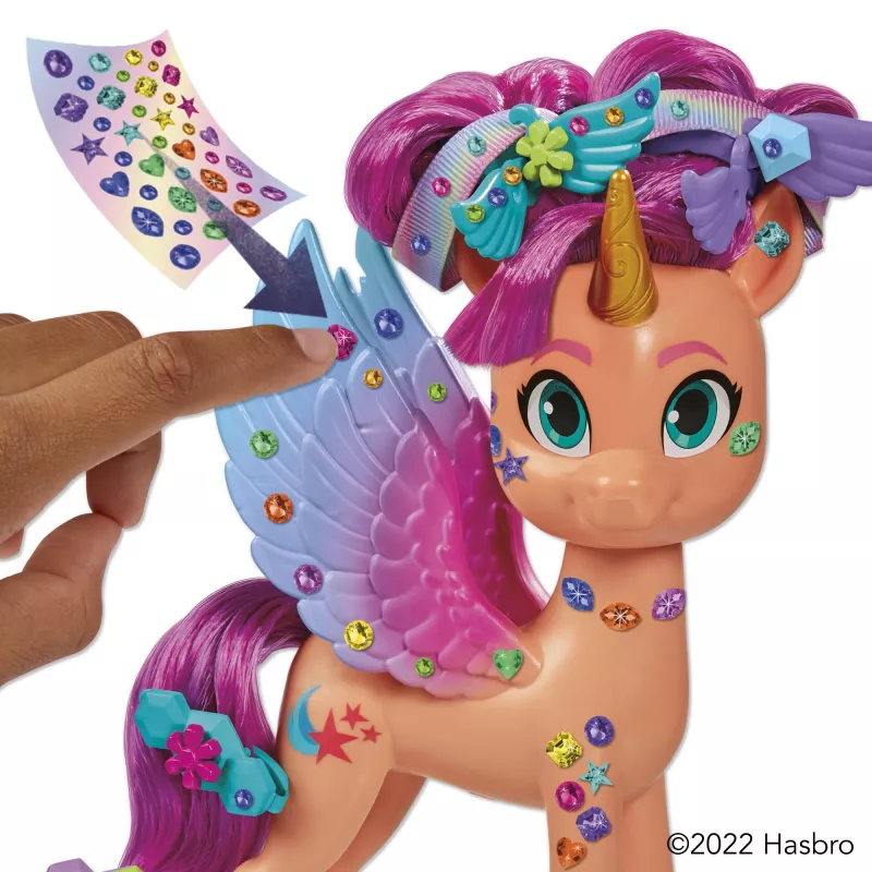 My Little Pony Ribbon Hairstyles Sunny Starscout, 5 gadi, Daudzkrāsains
