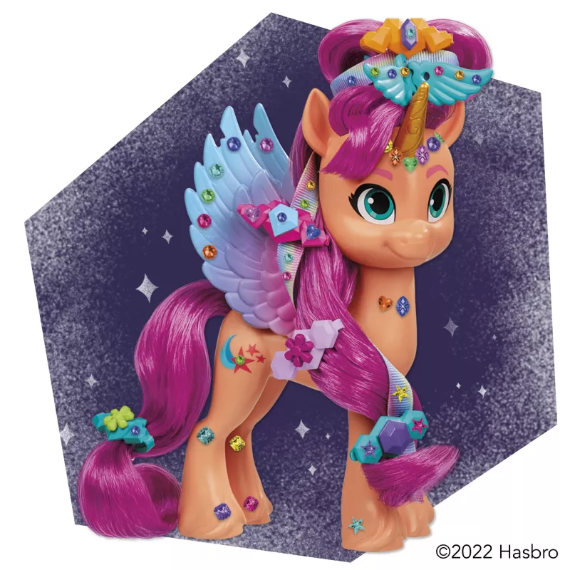 My Little Pony Ribbon Hairstyles Sunny Starscout, 5 gadi, Daudzkrāsains