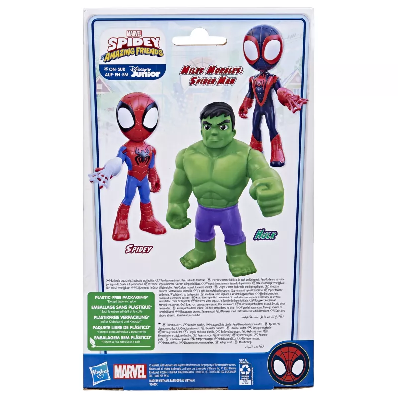Marvel Spidey un Viņa Apbrīnojamie Draugi Lielizmēra Halks, 3 gadi, Daudzkrāsains, Plastmasa