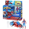 Marvel Spider-Man Web Blast Cycle Rotaļu Komplekts ar Spider-Man Figūriņu