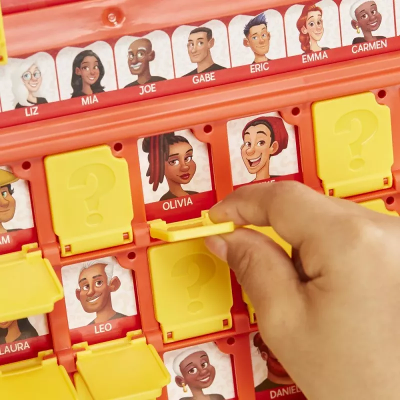 Hasbro Gaming Guess Who? Oriģinālā Uzminēšanas Spēle, Galda Spēle Bērniem no 6 Gadiem, 2 Spēlētājiem
