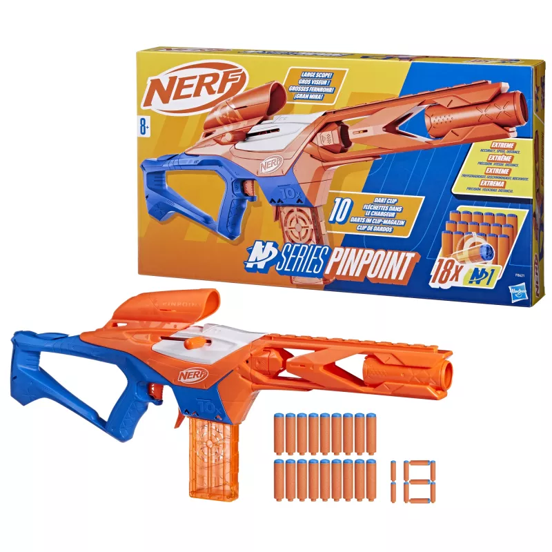 Šaujamierocis NERF Nerf N Series Pinpoint Blue Orange 8+